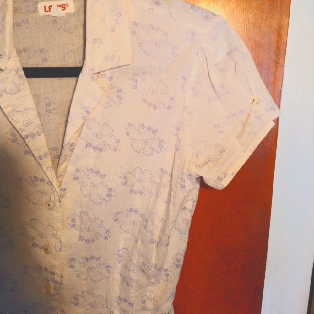 Vintage Levi's Flowered Blouse